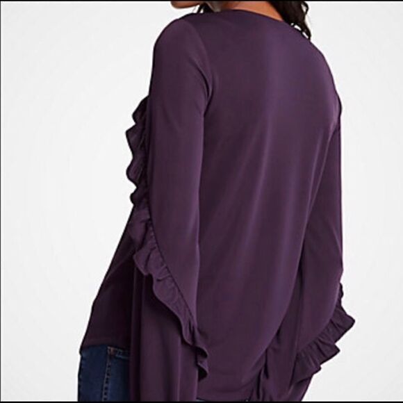 Ann Taylor Ruffle Sleeve Top - Picture 2 of 13